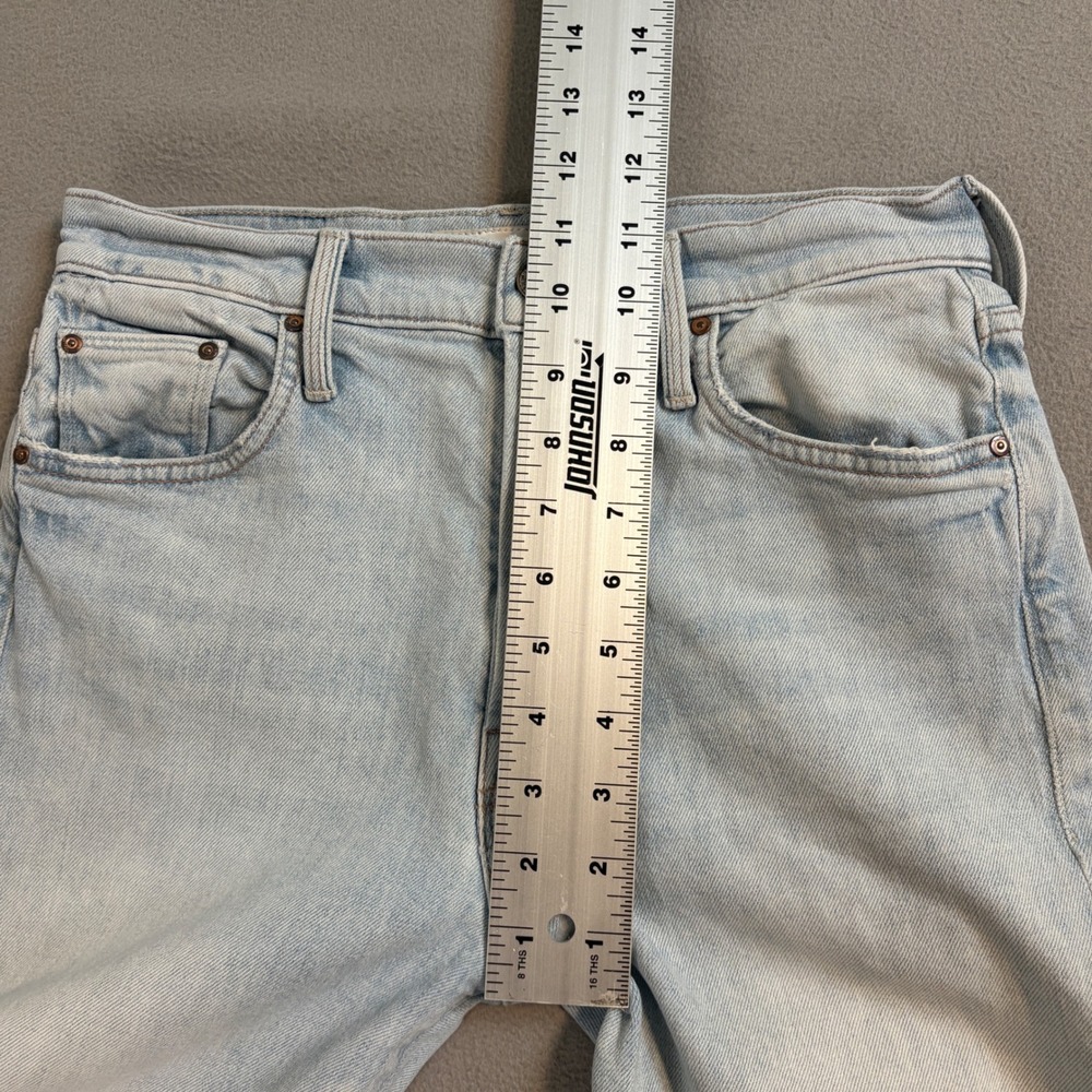MOTHER The Huffy Flood Chew Wash Really Hella Hot Jeans Women's 26 Distressed - Picture 13 of 14